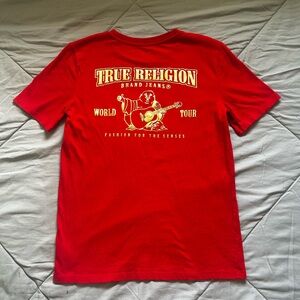 True Religion Red Graphic T-Shirt for Men